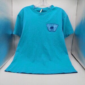 Puerto Plata Mens Blue Tee Shirt Size Medium Short Sleeve Vintage Comfort Euro